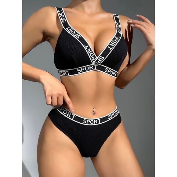 Sexy Sport Bralette and Panty Lingerie Set - Picture 1 of 10